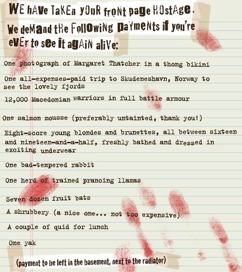 Image originally from www.PythOnline.com back when they had dynamic content that wasn't just PR releases.  Ganked without permission, but with ultimate respect.