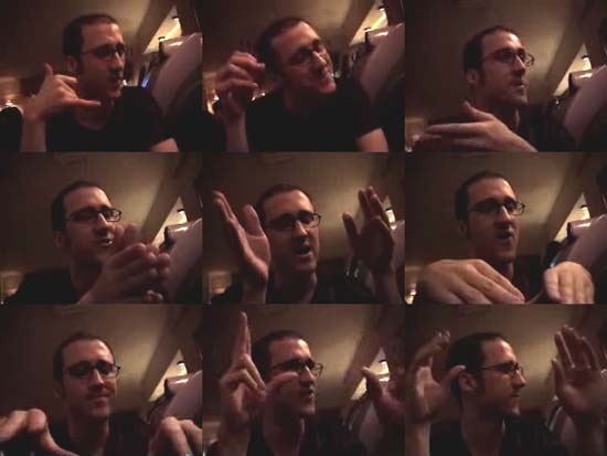 Kieron.  And his hands.