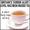 British Terror Alert: A Nice Hot Cuppa Tea