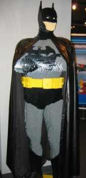 Full-sized Lego model of Batman, ganked from THE BEAT