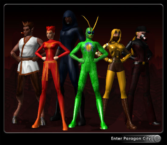 City of Villains avatars