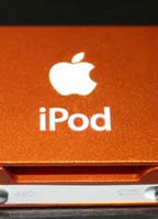 Orange iPod Shuffle