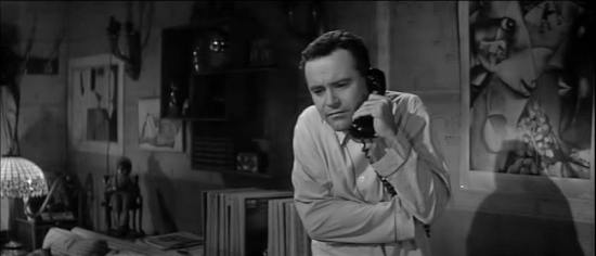 Jack Lemmon and Marc Chagall in The Apartment