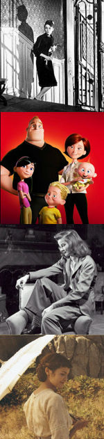 Alphabet Meme: Charade, The Incredibles, The Philadelphia Story, A Very Long Engagement