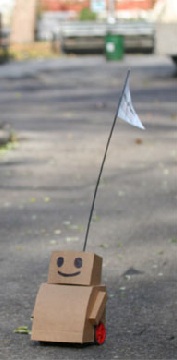 The Tweenbot, helping make everything 'melba toast'