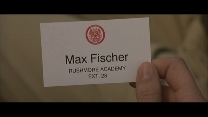 card - Rushmore Max Fischer