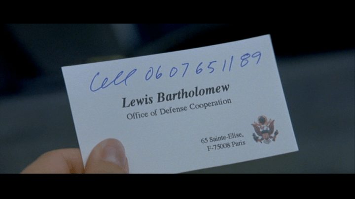 card - The Truth About Charlie - Lewis Bartholemew