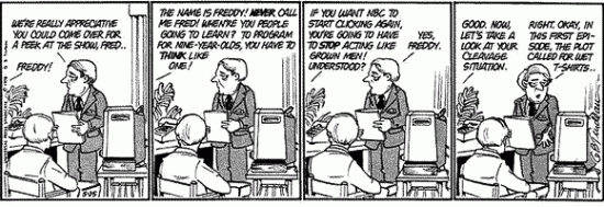 'Let's take a look at your cleavage situation.'