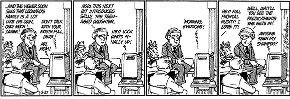 'Hey! Full-frontal nudity! I love it!' 'Hey! Full frontal nudity! I love it!'