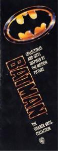 1989 Warner Brothers Batman Brochure