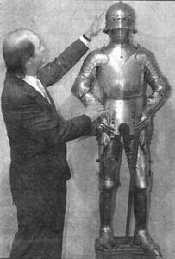 Armor found in 1996 and believed to have been worn by Joan of Arc.