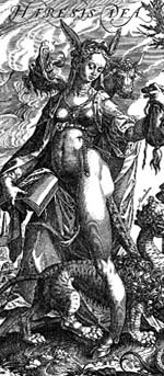 Athropomorphic depiction of Heresy