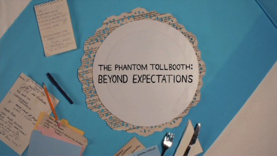 THE PHANTOM TOLLBOOTH: BEYOND EXPECTATIONS -- Title Screen