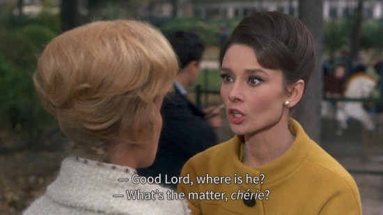 CHARADE: 'Good lord, where is he?'