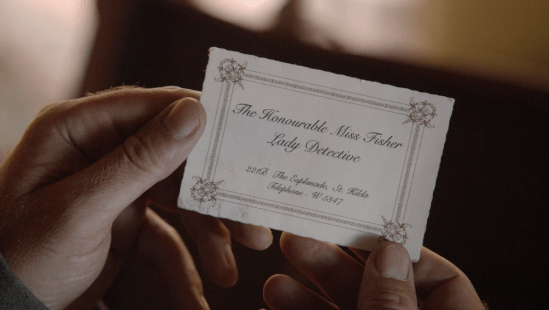 Phryne Fisher, the Honourable Miss Fisher, Lady Detective