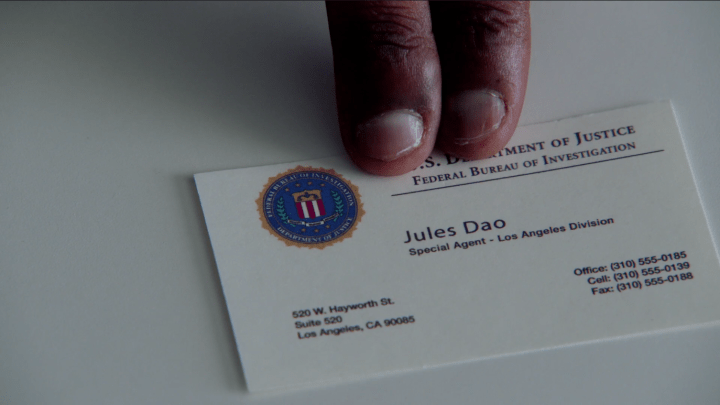 Special Agent Jules Dao in The Catch Special Agent Jules Dao in The Catch