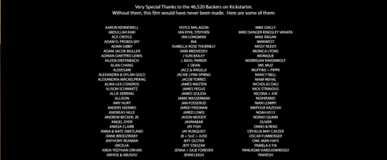 WISH I WAS HERE - Kickstarter Credit WISH I WAS HERE -- Kickstarter Credit