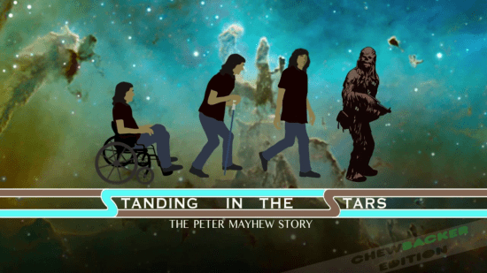 STANDING IN THE STARS: THE PETER MAYHEW STORY -- title card