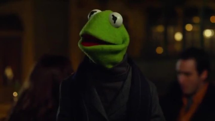 Kermit is wearing a slate grey Armani cashmere blazer accented with a stunning midnight black silk scarf... Kermit is wearing a slate grey Armani cashmere blazer accented with a stunning midnight black silk scarf...