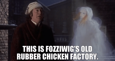 The Rubber Chicken... the staple of the Victorian diet