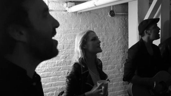 Metric sing "Dreams So Real" in the basement of The Orpheum in Boston.